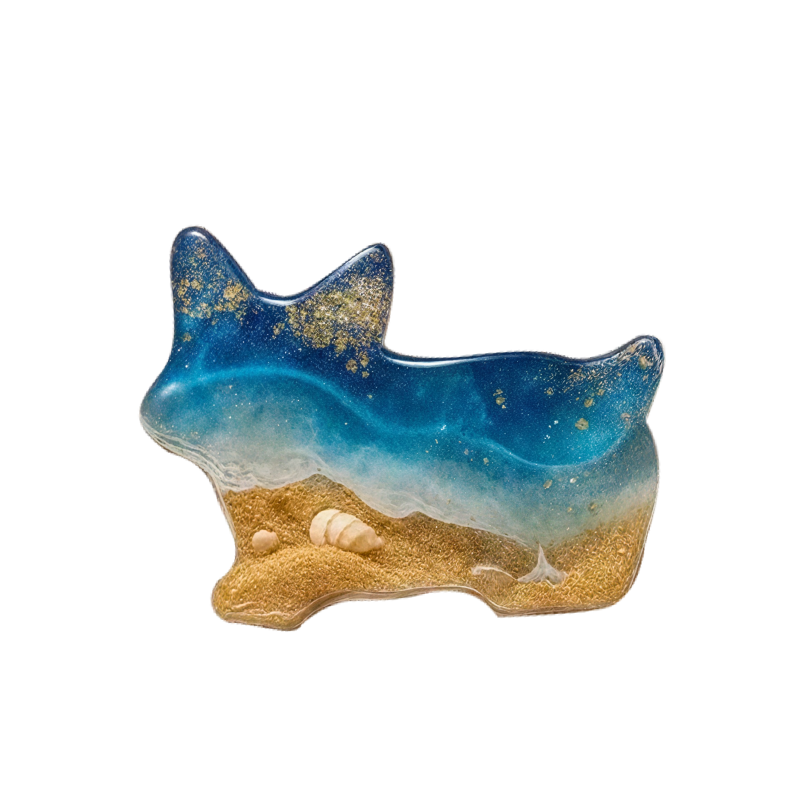 Ocean-themed Dachshund Ornament