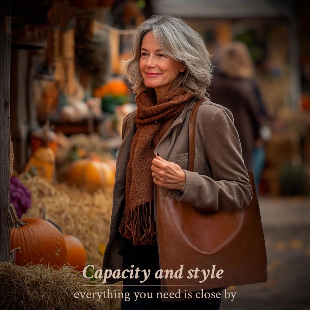 Women's Calfskin Leather Shoulder Bag