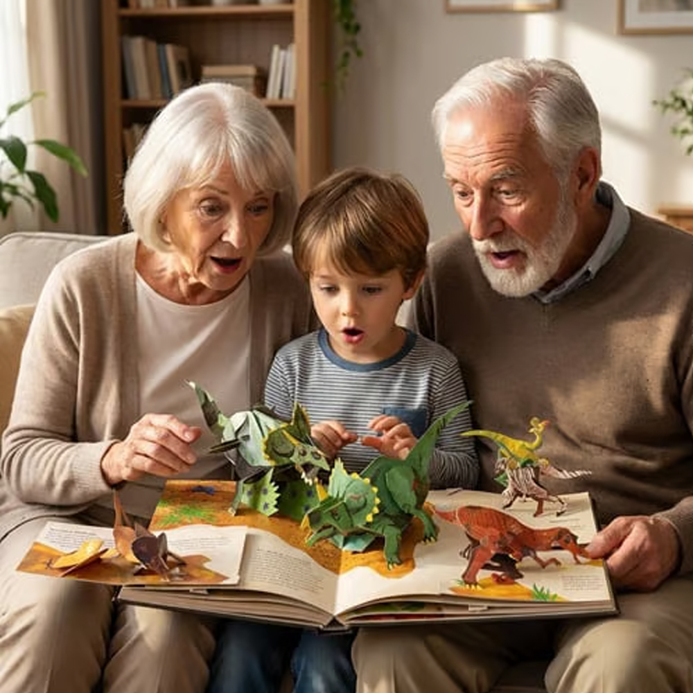 Thousands of Parents Are Using This Prehistoric Pop-Up Book to Break Their Child’s Screen Addiction