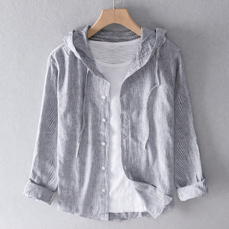Vinette | Women's Trendy Jacket Shirt Hoodie | Stripes