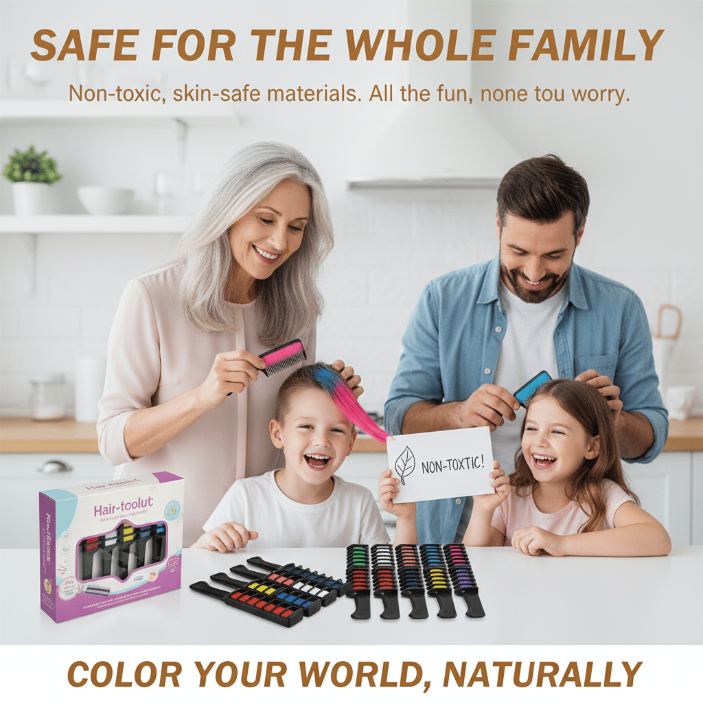 💫Festive Fun Hair Chalk Combs