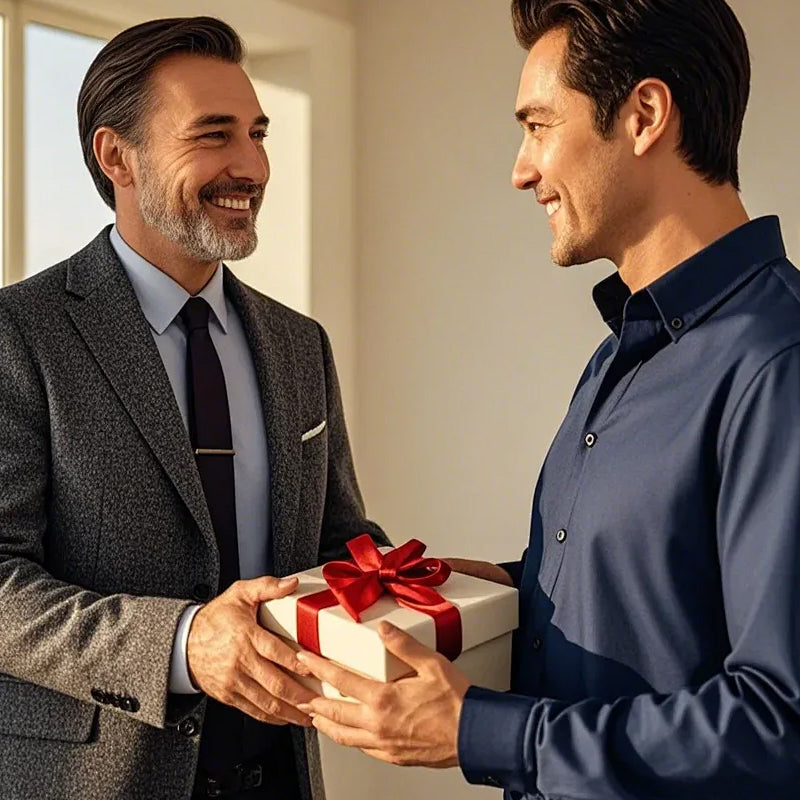 🏆 Portable cigar box with vintage motif and litchi patter