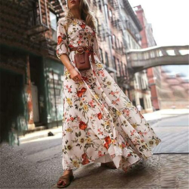 Natalie Flower Dress