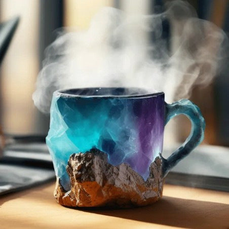 😊2025 HOT SALE ✨️ New Mineral Crystal Coffee Mugs☕