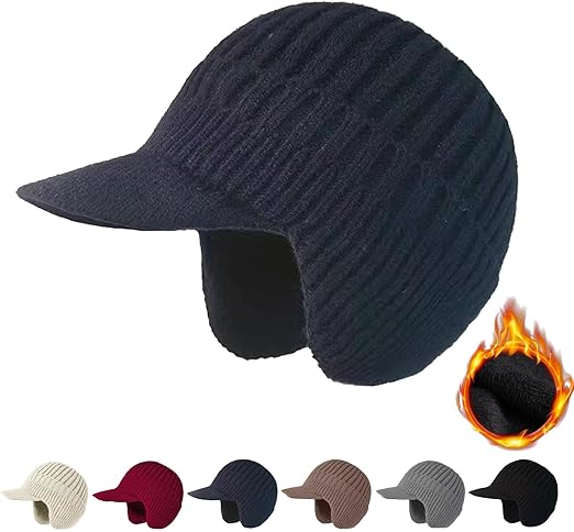 Fjordwarm – Skandinavische Wintermütze mit Ohrenschutz (Unisex-Einheitsgröße)