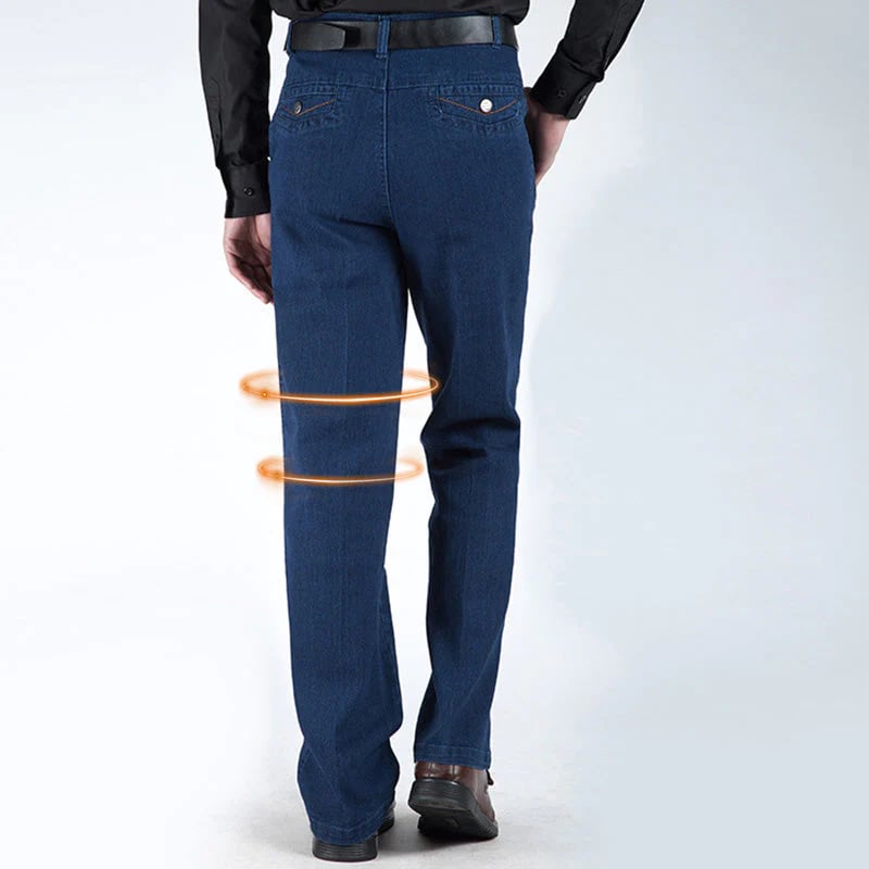 Men's High Waist Straight Cut Jeans（BUY 2 AND GET FREE SHIPPING AND 10% OFF - ⏰ONLY FOR TODAY⏰）