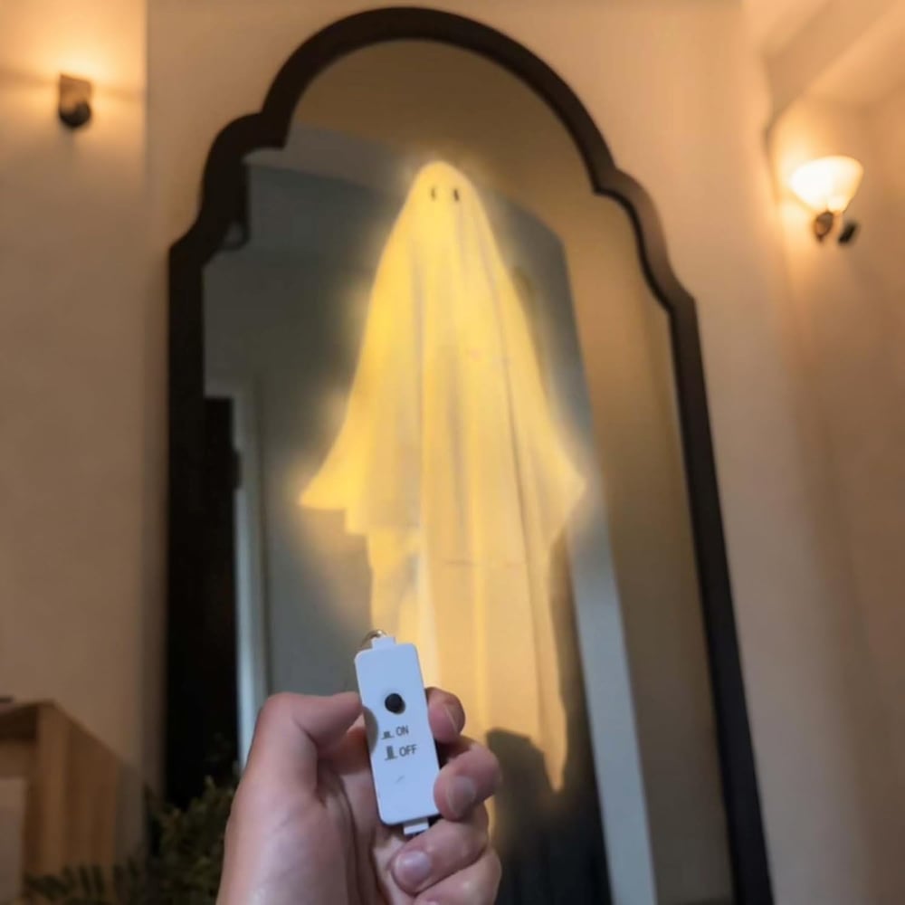 🔥49% OFF - 👻2025 Halloween Hologram Ghost Mirror