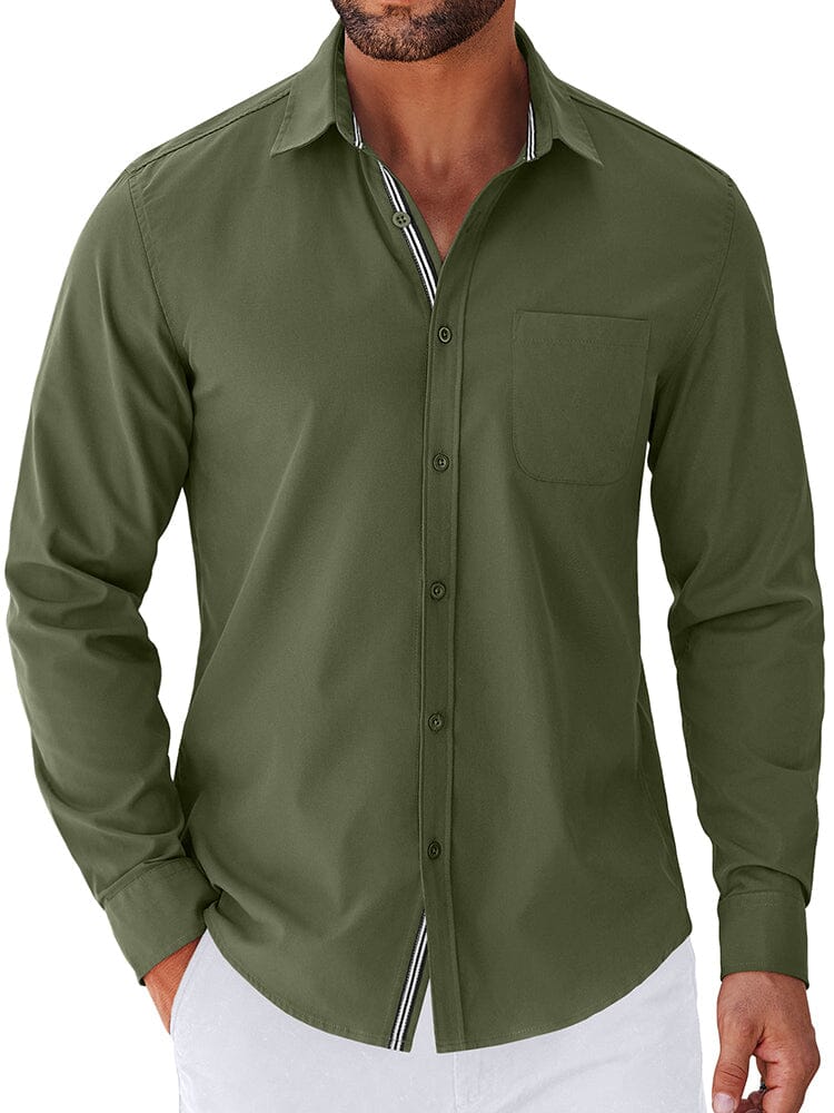 Elegant Untucked Dress Shirt