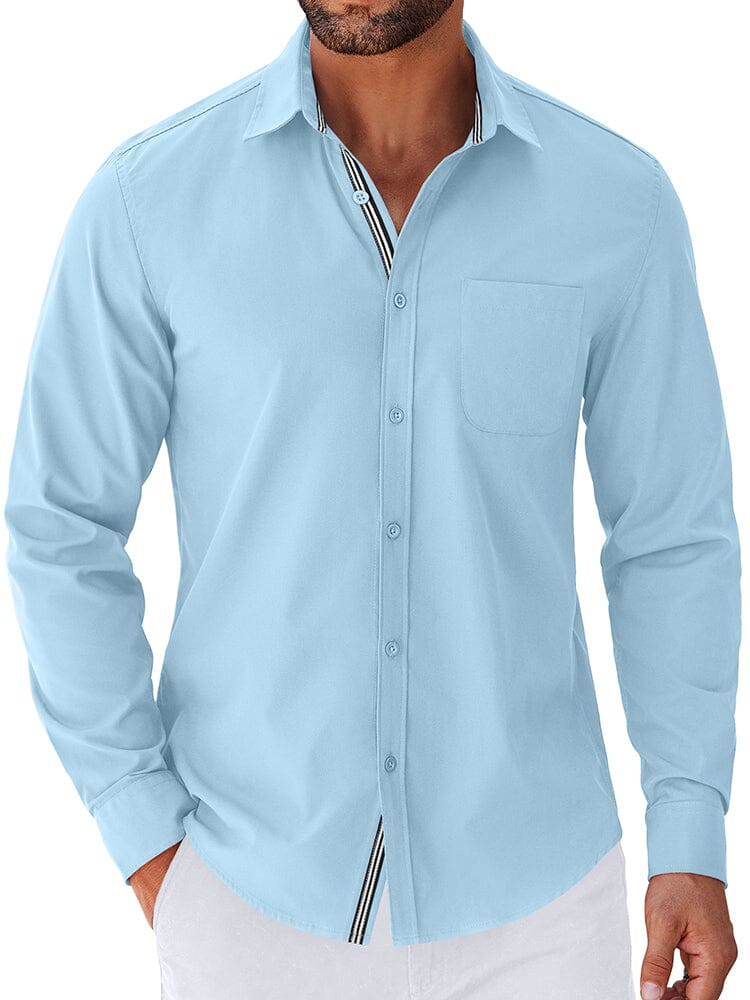 Elegant Untucked Dress Shirt