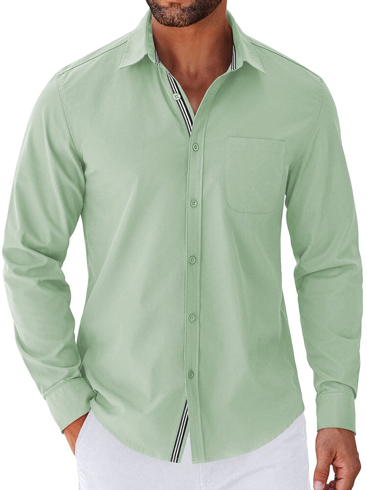 Elegant Untucked Dress Shirt