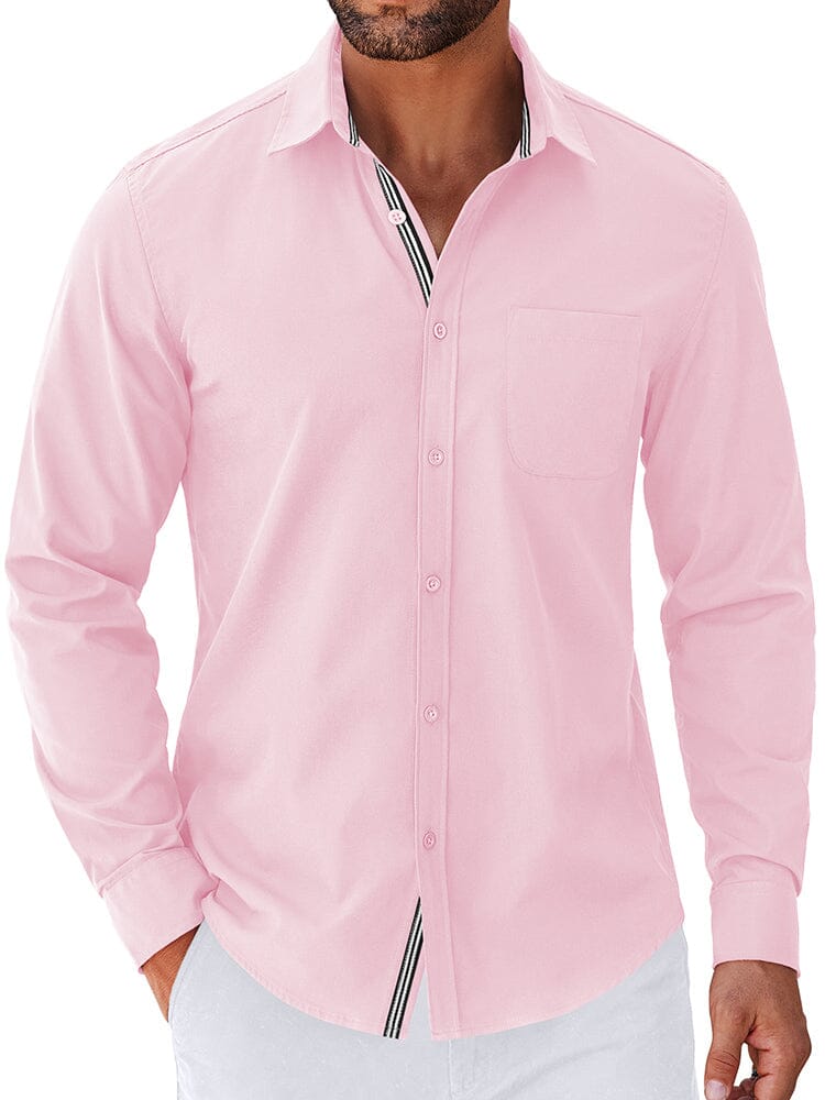 Elegant Untucked Dress Shirt