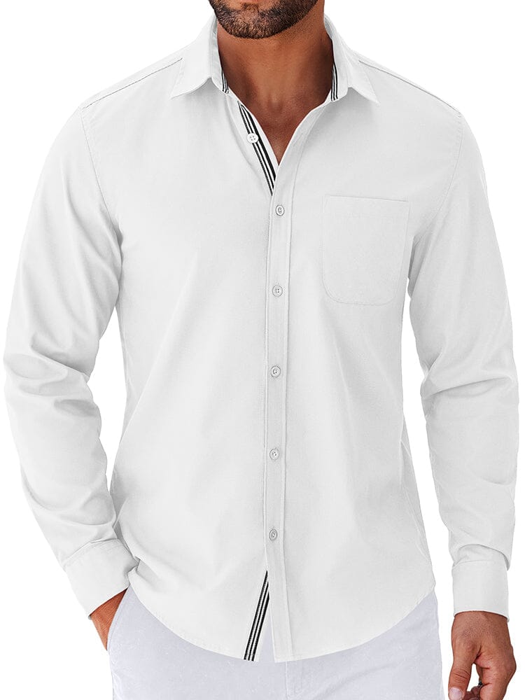 Elegant Untucked Dress Shirt