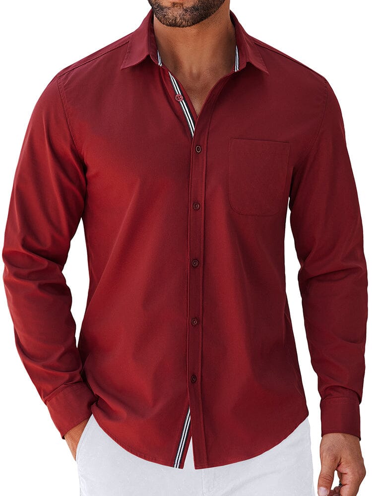 Elegant Untucked Dress Shirt