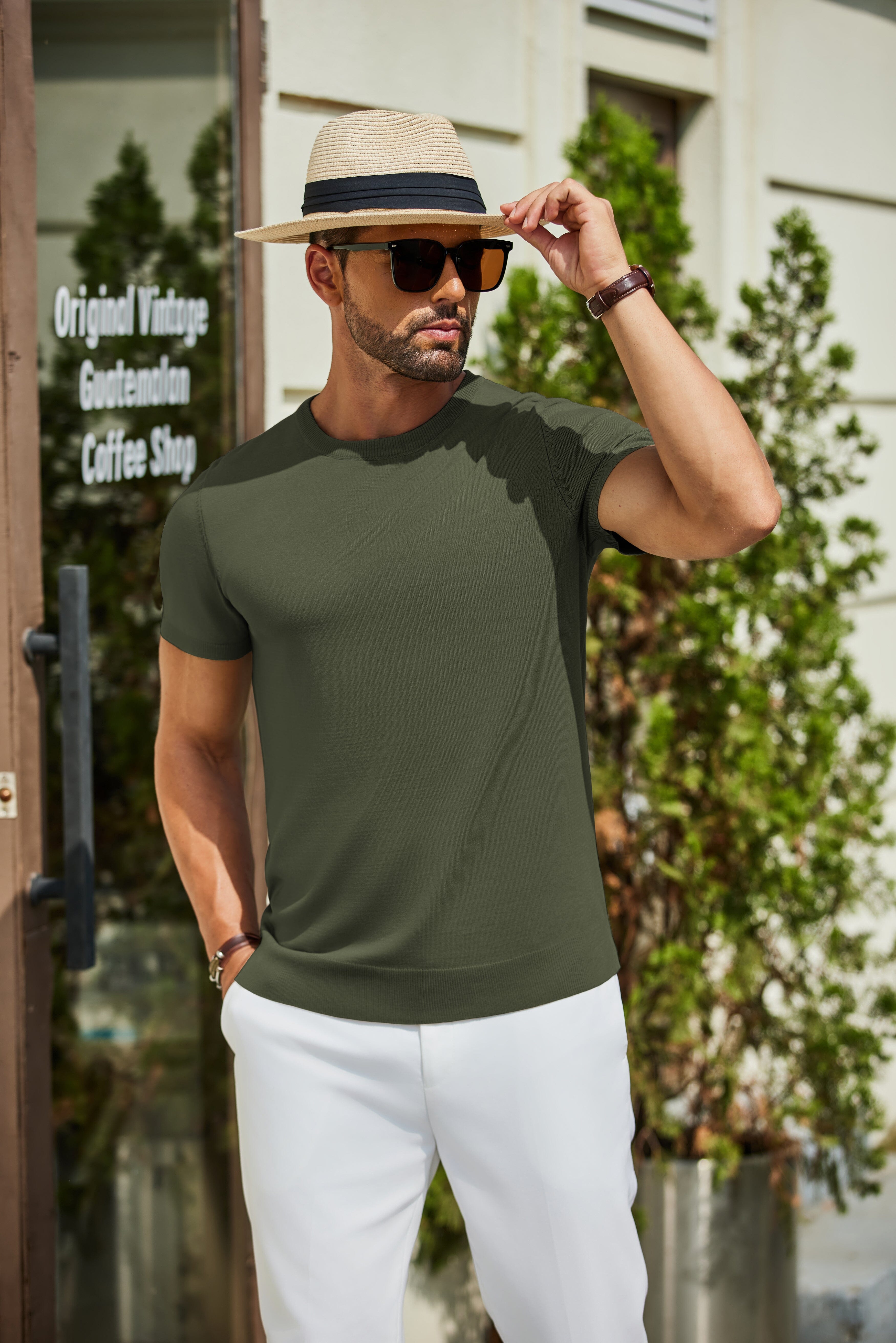 Casual Basic Knit T-Shirt