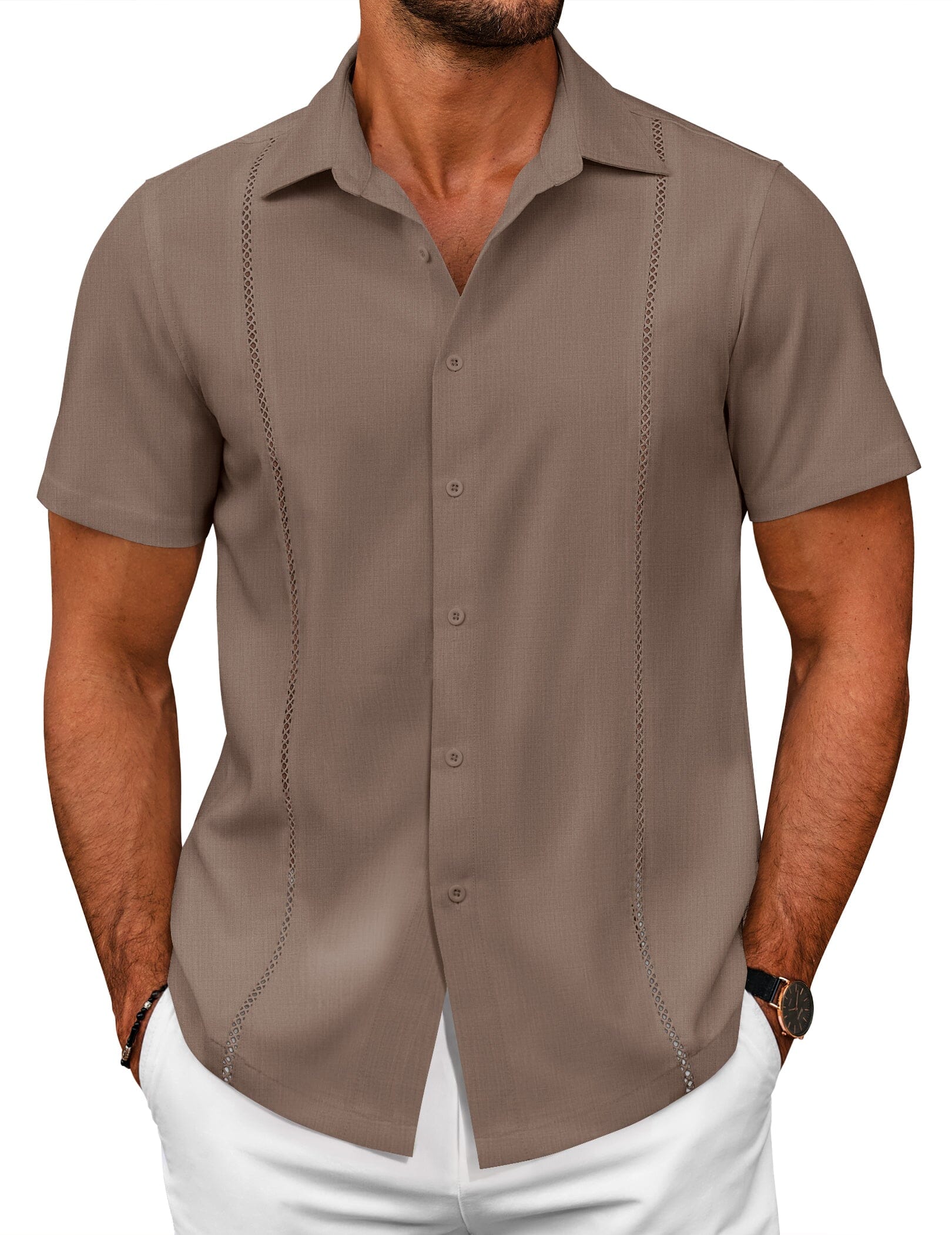 Summer Cuban Guayabera Shirt