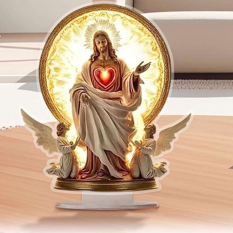 ❤️ Guardian Angel Statue With Light