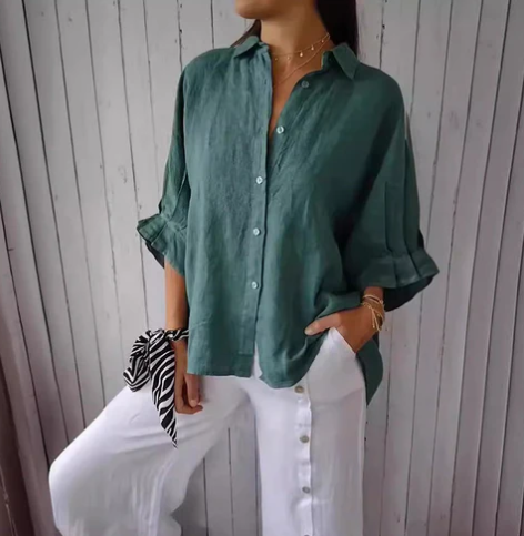 Women's Breathable Polo | Button Down