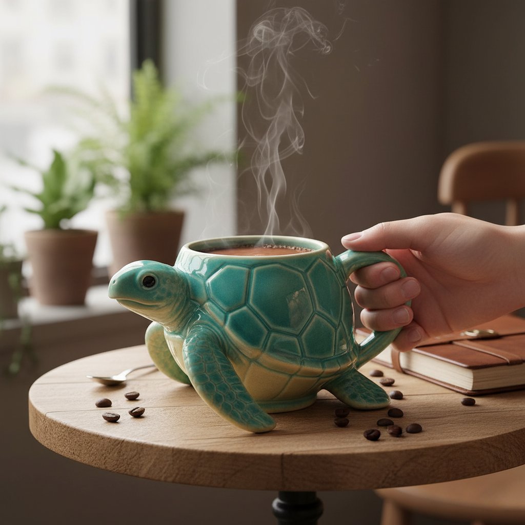 🔥 Black Friday 50% OFF--🐢🌊 Sea Turtle Mug(𝐋𝐮𝐜𝐚𝐬 𝐇𝐚𝐥𝐞 𝐇𝐚𝐧𝐝𝐦𝐚𝐝𝐞®)