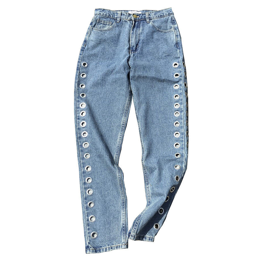 Women’s Grommet Jeans | Fashion-Forward