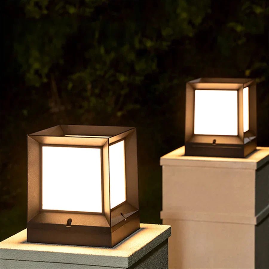 Hhxusgift| Modern LED outdoor floor lamp for driveways, gates, and garden paths