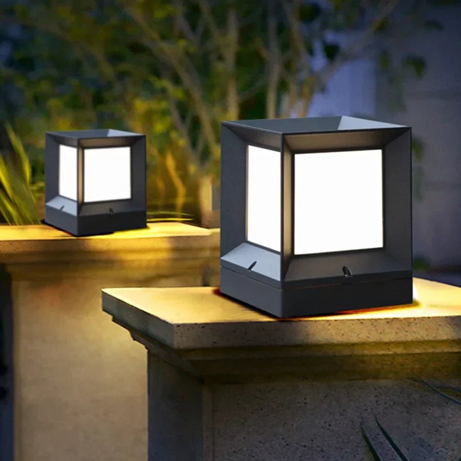 Hhxusgift| Modern LED outdoor floor lamp for driveways, gates, and garden paths