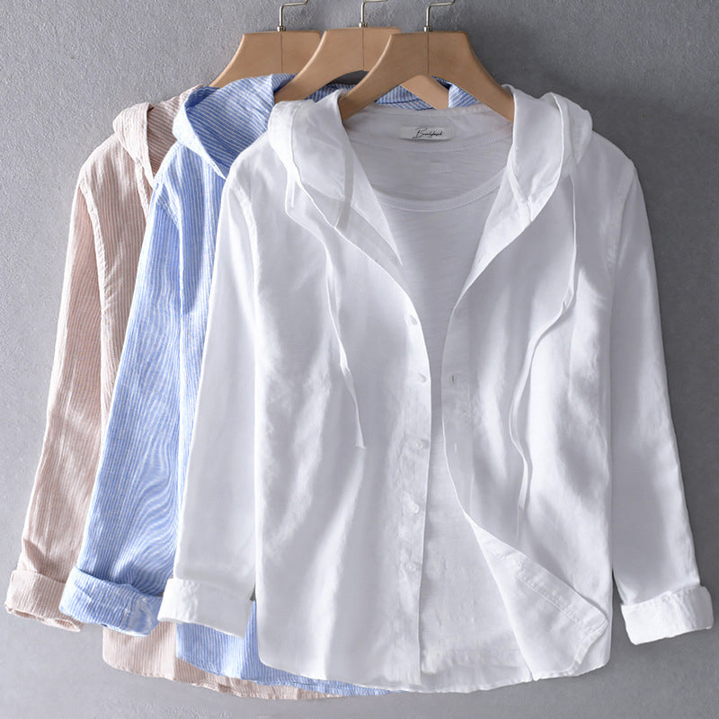 Vinette | Women's Trendy Jacket Shirt Hoodie | Stripes