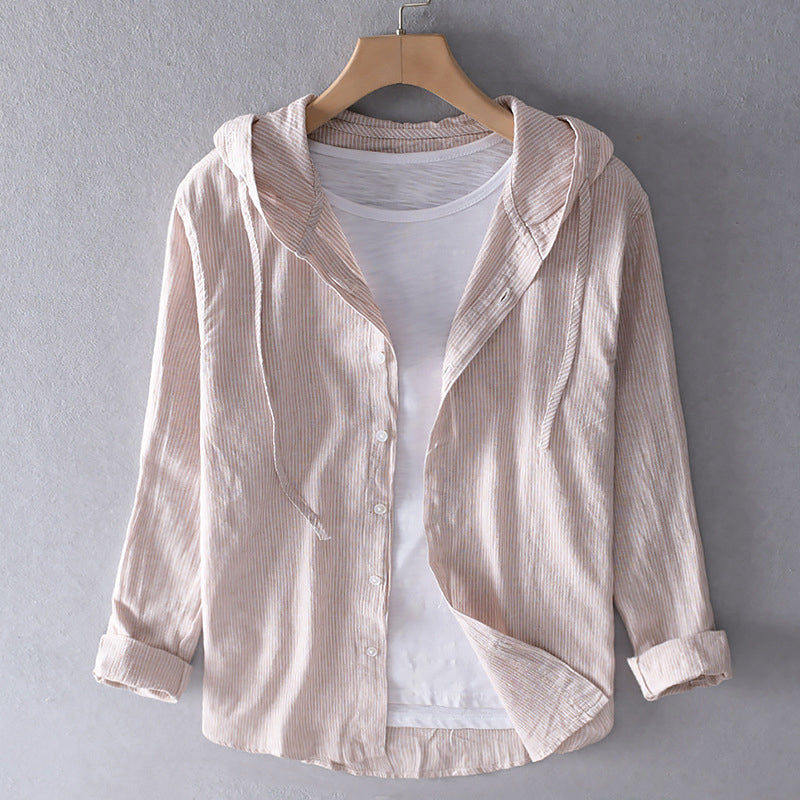 Vinette | Women's Trendy Jacket Shirt Hoodie | Stripes