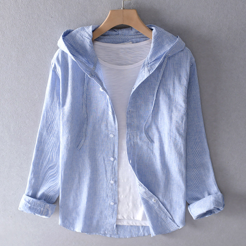 Vinette | Women's Trendy Jacket Shirt Hoodie | Stripes