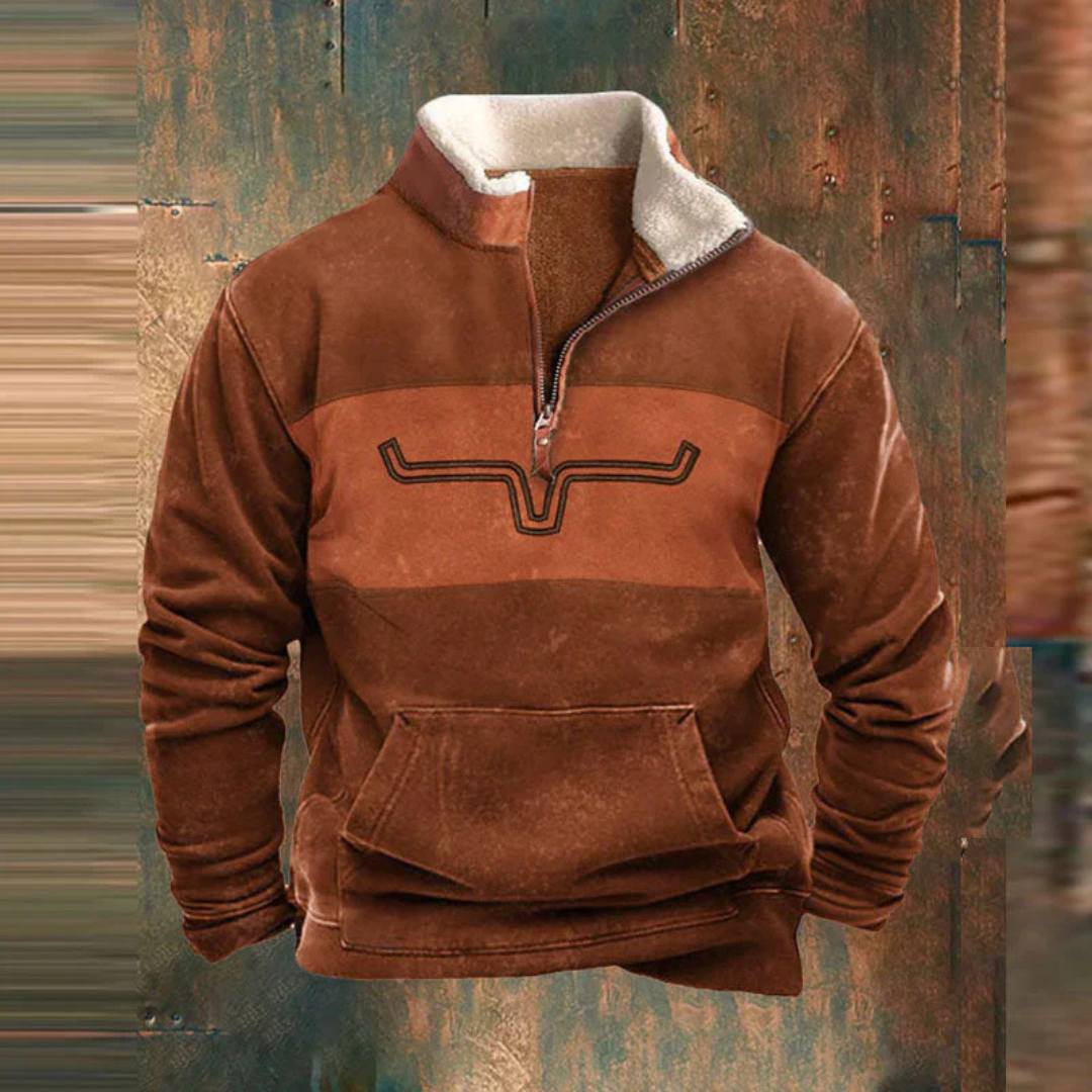 Hunter Comfortable Zip-Up Pullover for Men