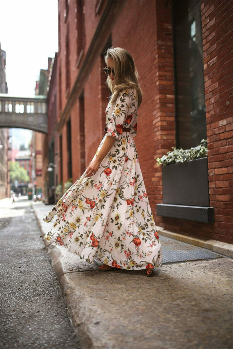 Natalie Flower Dress