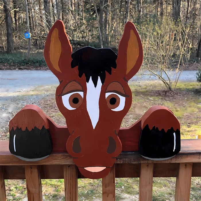Fence Peeping Courtyard Art Decoration