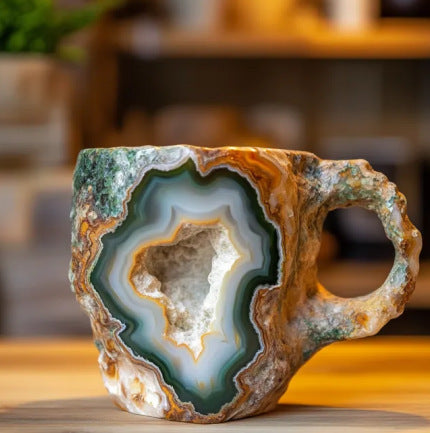 😊2025 HOT SALE ✨️ New Mineral Crystal Coffee Mugs☕