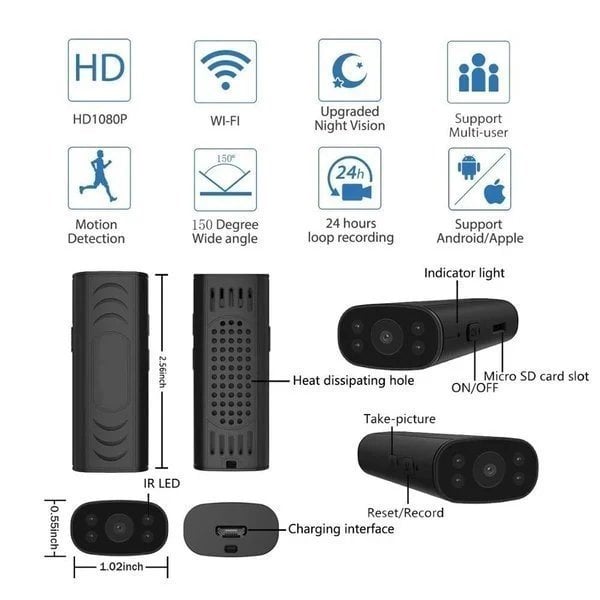 🔥Halloween Sale🔥-Wireless Wifi Camera Security Camera