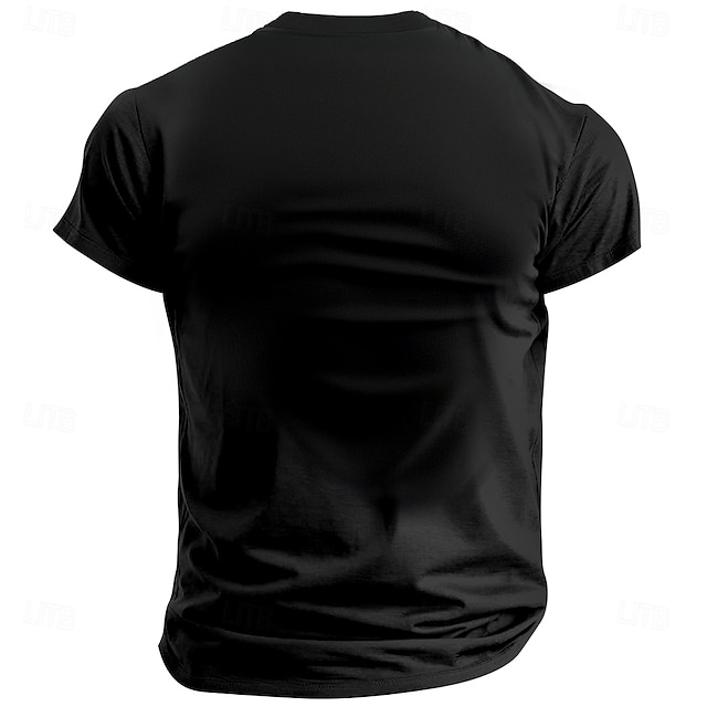 Men's Character Funny T Shirt Short Sleeve T shirt 3D Print Crew Neck Shirt Fashion Daily Basic Street Casual Daily Black Red Blue Summer Spring All Seasons Clothing Apparel