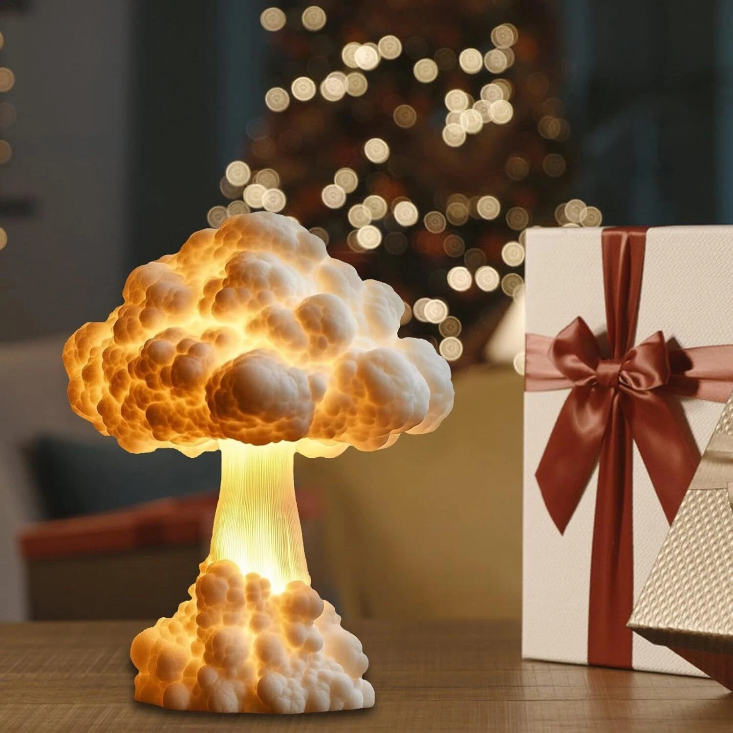 SheremArt Mushroom Cloud Lamp -A Sculptural Blast of Light That Redefines Home Decor