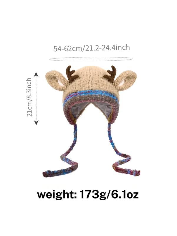 🦌Original design Festive Christmas Antler Hat🧶