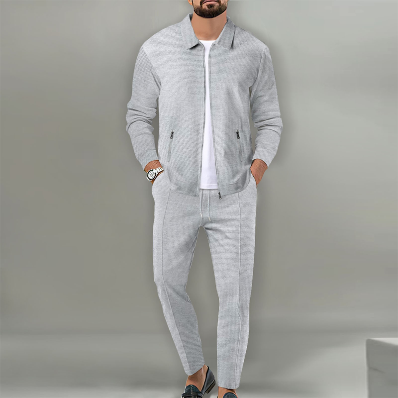 💫Christmas Pre Sale 50% OFF🎁Men’s Stylish Lapel Jacket & Jogger Pants 2-Piece Set