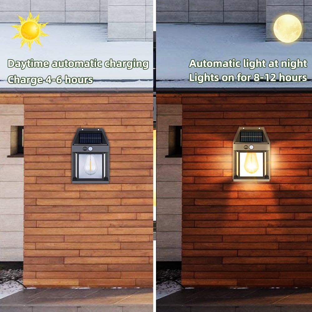 2024 New solar wall lamp for outdoor use