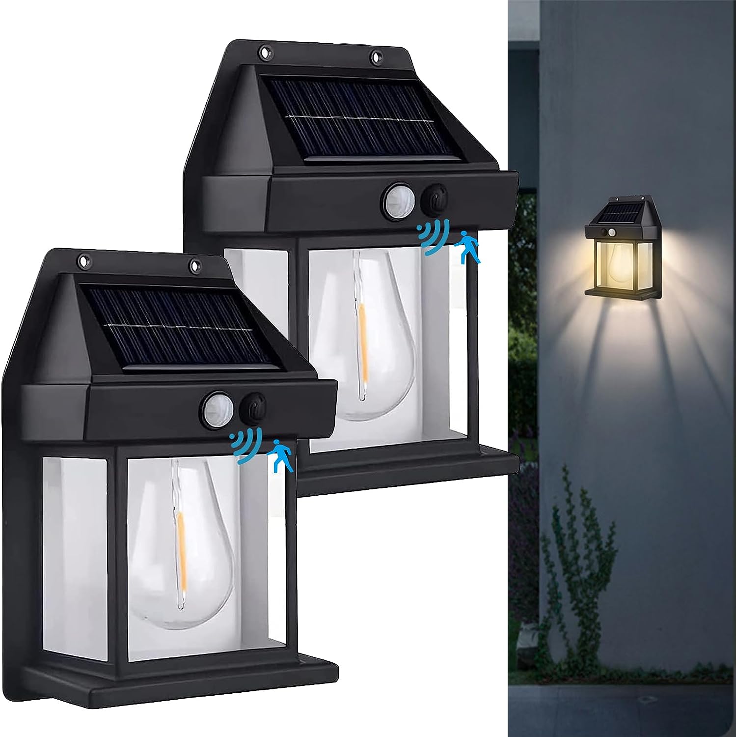 2024 New solar wall lamp for outdoor use