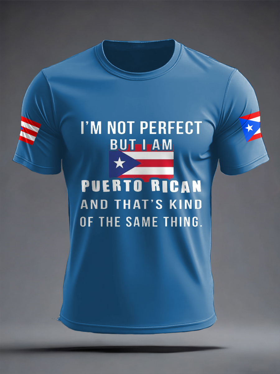 Men's Puerto Rico Proud Printed T-shirt