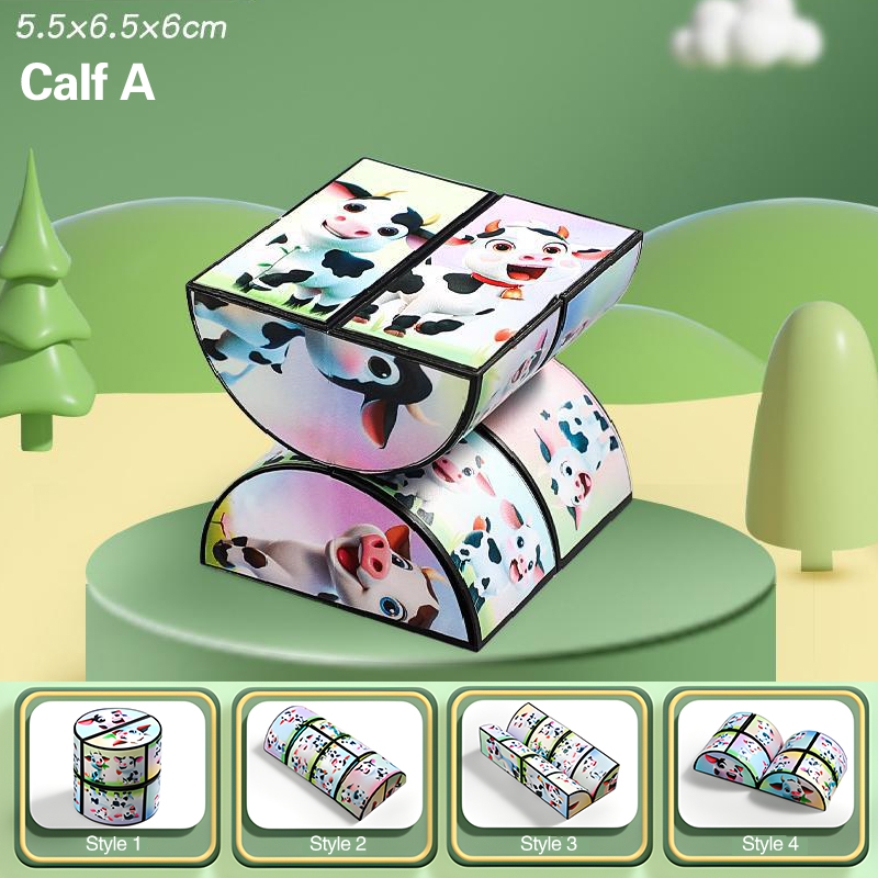 🔥【Vásároljon 1 kap 1 ingyen】Panda 3D Rubik-kocka, geometrikus térben gondolkodó építőkockák, deformációt forgató oktatójáték gyerekeknek.