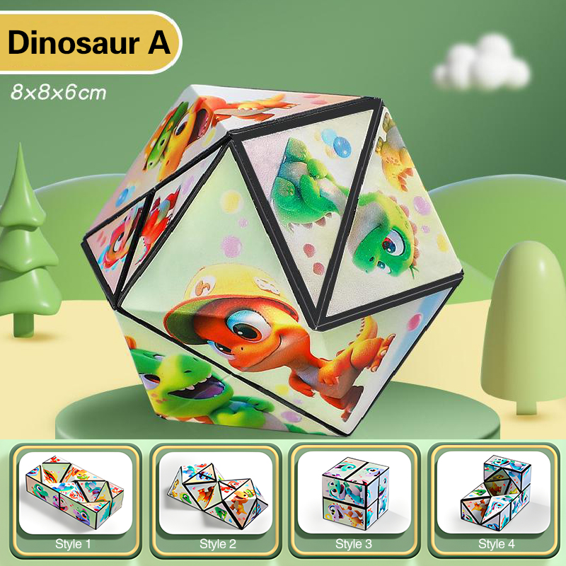 🔥【Vásároljon 1 kap 1 ingyen】Panda 3D Rubik-kocka, geometrikus térben gondolkodó építőkockák, deformációt forgató oktatójáték gyerekeknek.