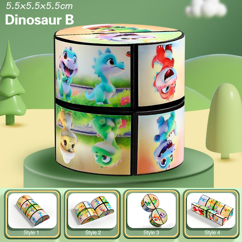 🔥【Vásároljon 1 kap 1 ingyen】Panda 3D Rubik-kocka, geometrikus térben gondolkodó építőkockák, deformációt forgató oktatójáték gyerekeknek.