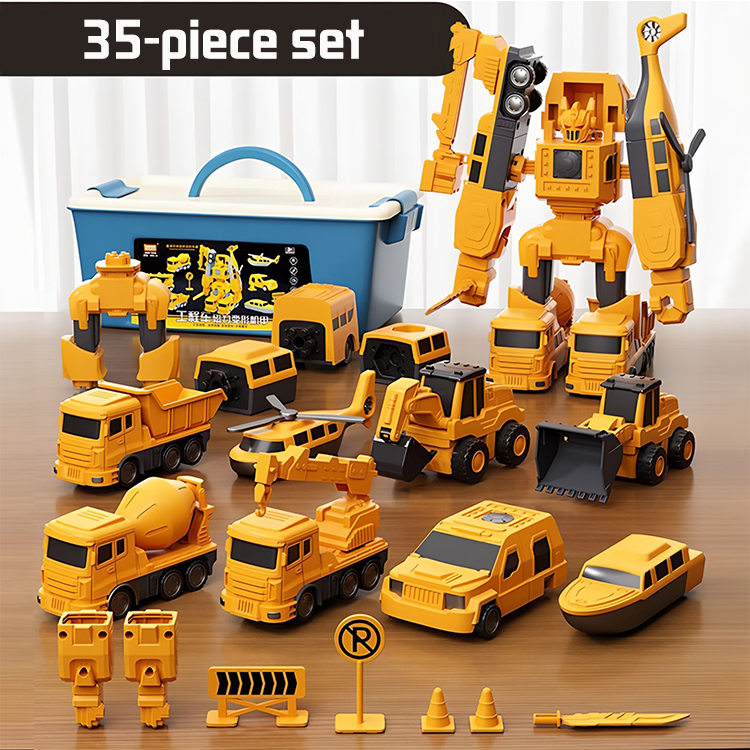 【16/26/35 db】Mágneses építőkockák Transformers oktatójátékok