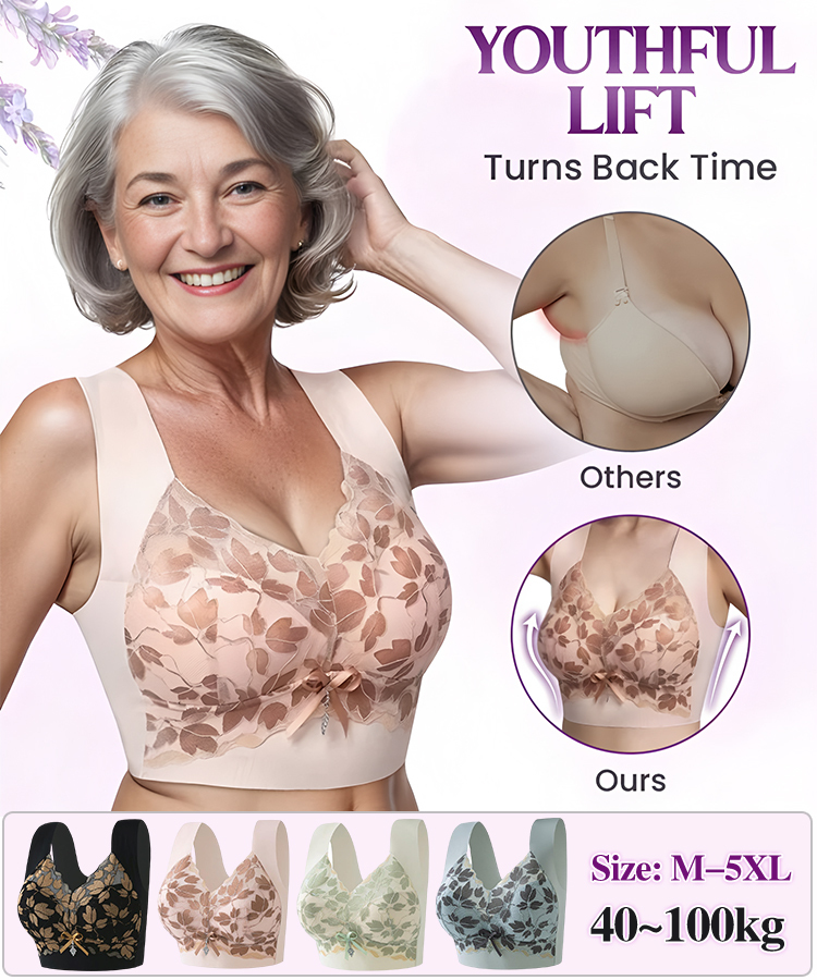 【3/6 db】 Csipke melltartó M-5L méretű acélgyűrű nélkül luxus gyönyörű hátul szexi lélegző varrat nélküli melltartó-tothousanpl