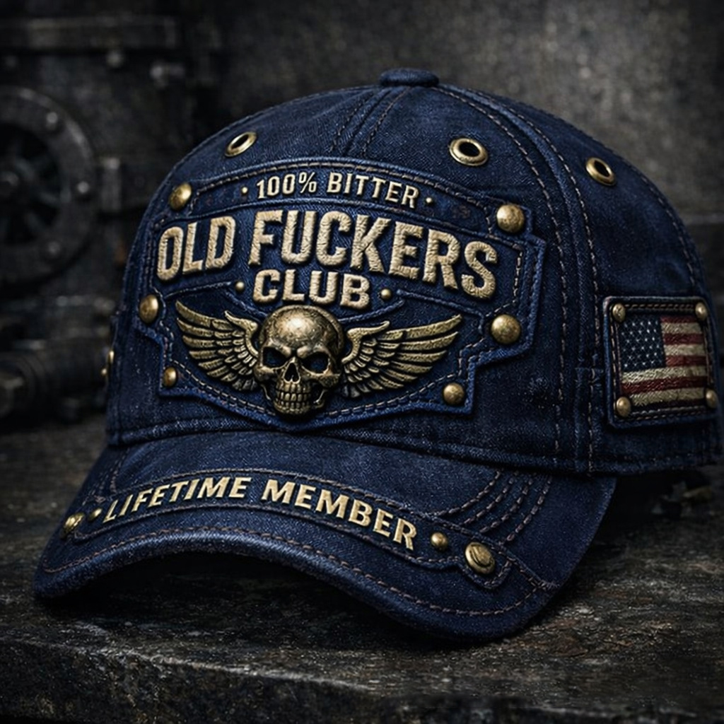 🔥Retro sapka Old Guys Club – vintage stílus, kényelmes viselet, időtlen megjelenés 🧢