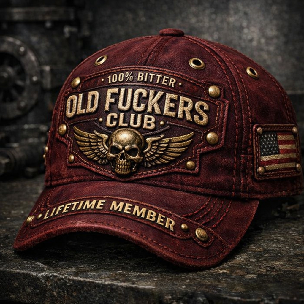 🔥Retro sapka Old Guys Club – vintage stílus, kényelmes viselet, időtlen megjelenés 🧢