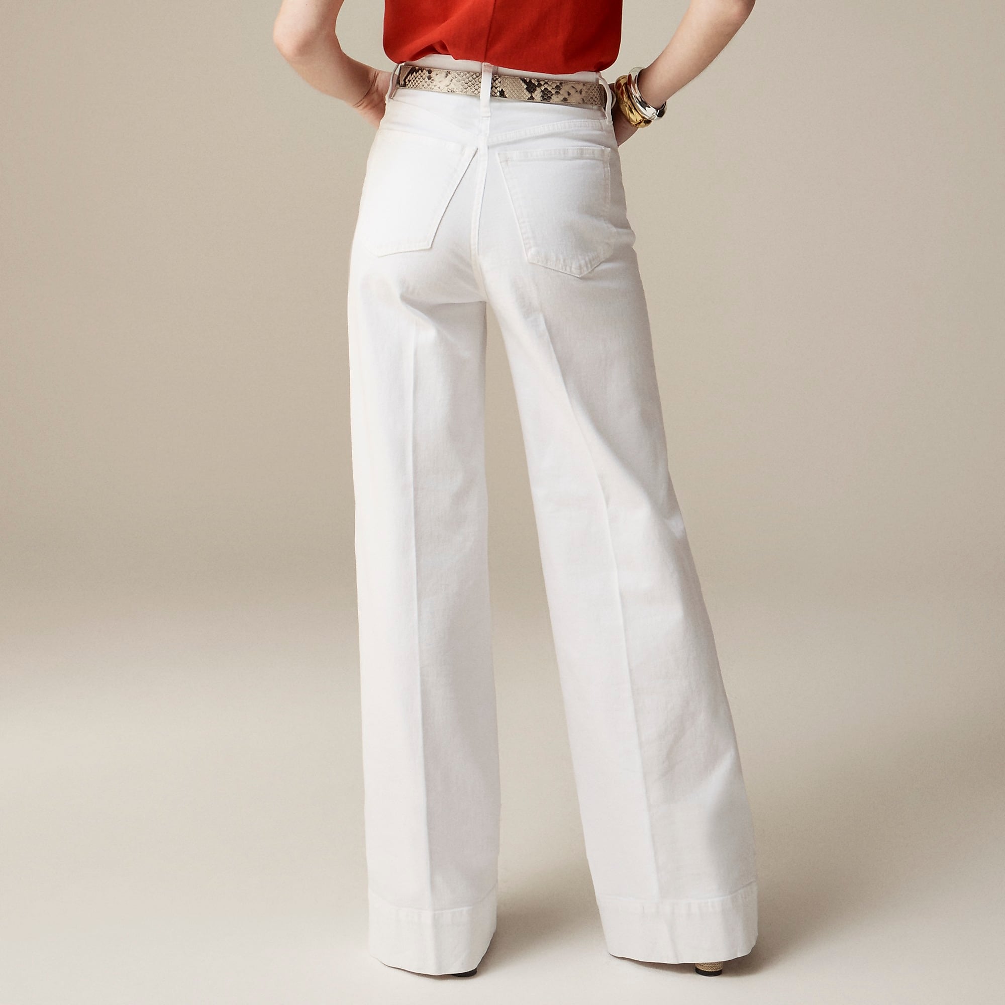 Wide Leg Denim Trouser (Buy 2 Free Shipping)