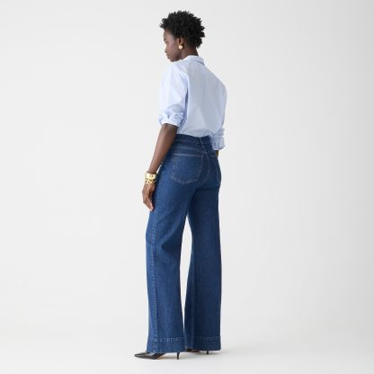 Wide Leg Denim Trouser (Buy 2 Free Shipping)