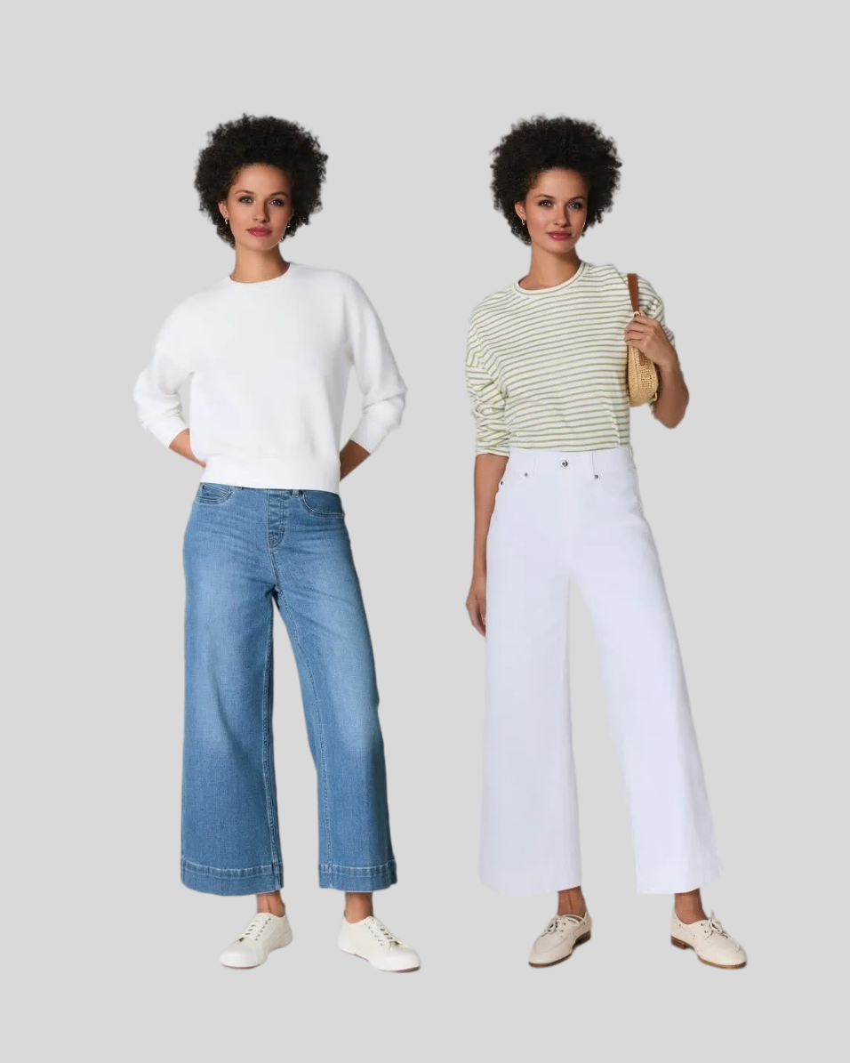 Shape EveryWear Wide Leg Jeans (Buy 2 Free Shipping)